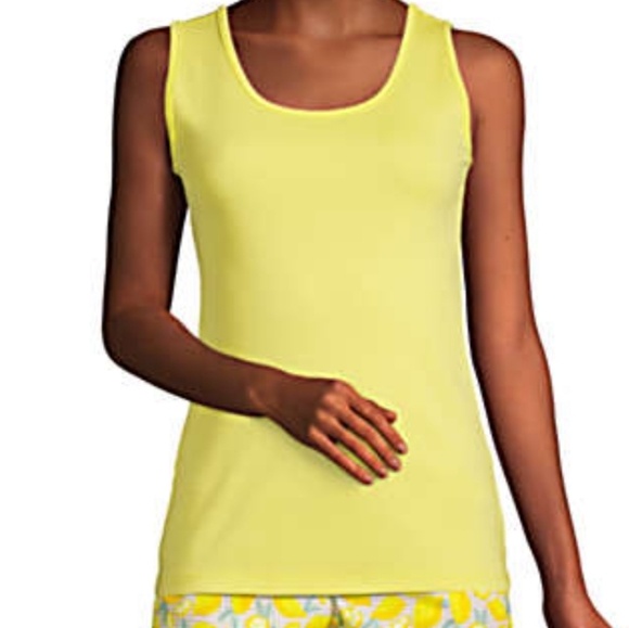 Womens Plus Size Cotton Tank Top - Picture 1 of 6